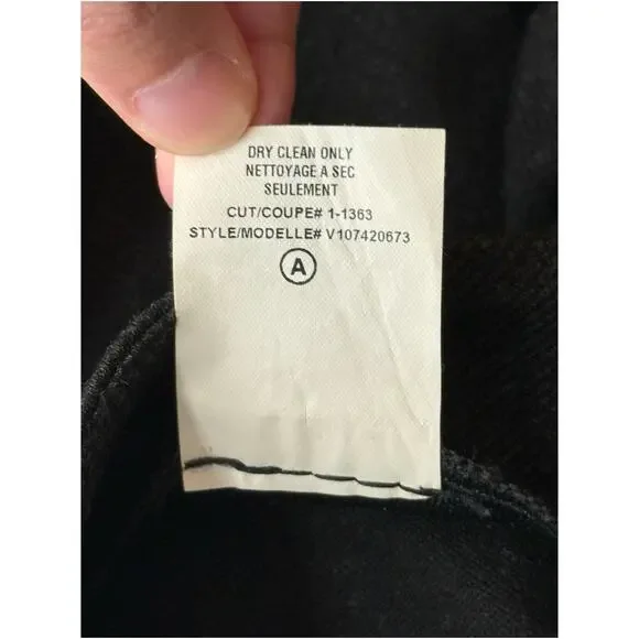 Vince zip hem legging skinny pants dark gray size 8